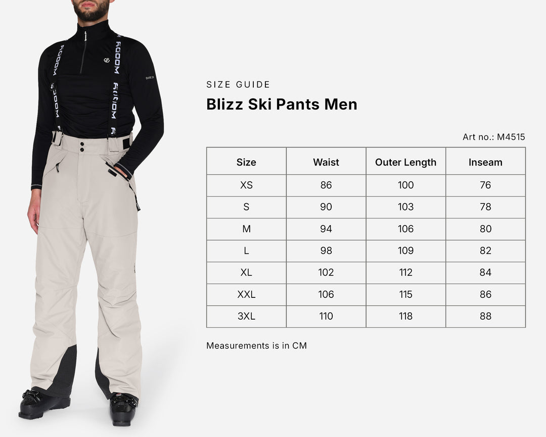 Size Guide - Skipants Men