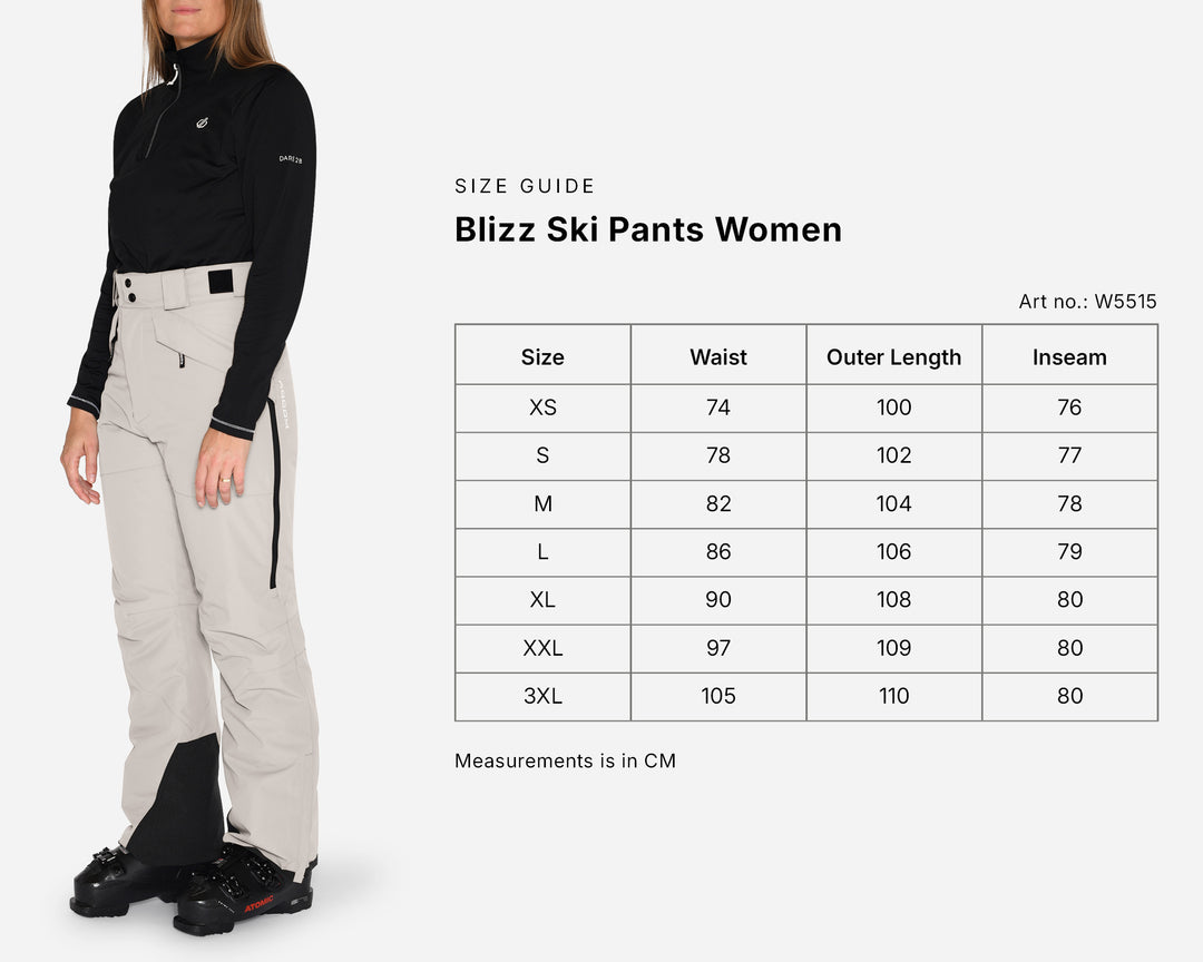 Size Guide - Skipants Women