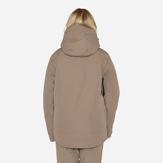 Glace Ski Jacket Loose Fit Women - Stone Greige