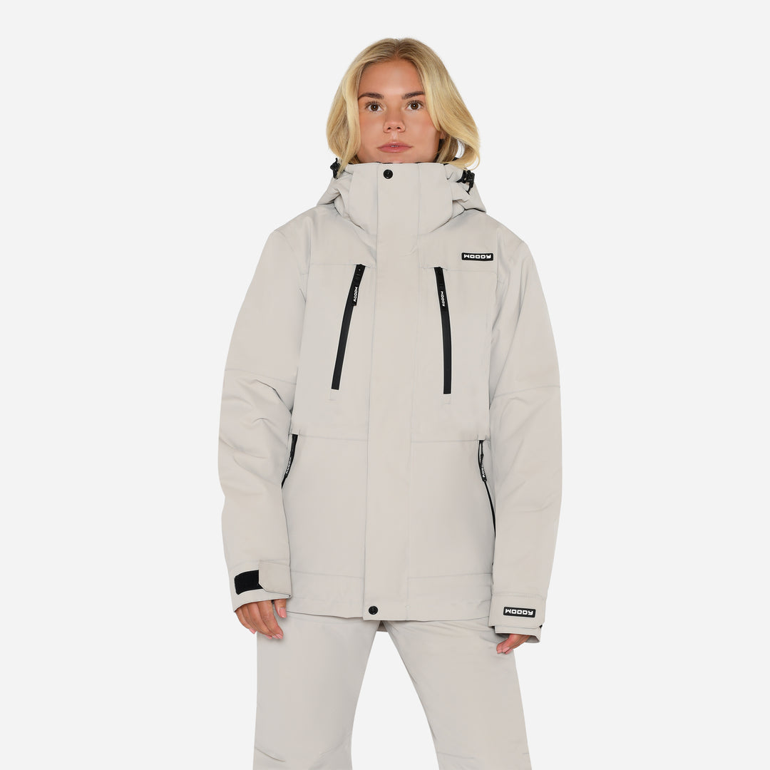 Glace Skijakke Herre - Silver Grey