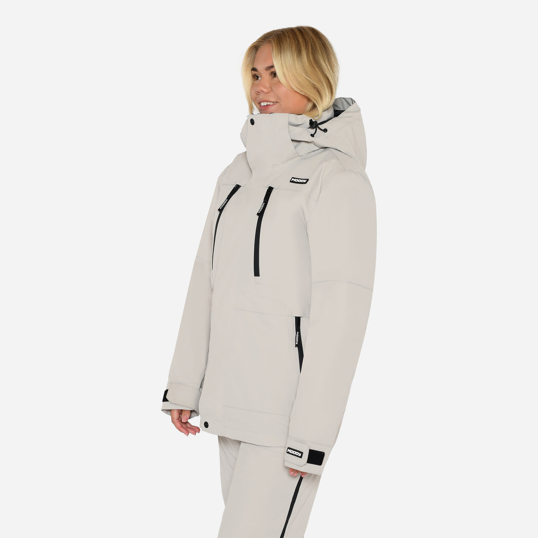 Glace Skijakke Herre - Silver Grey