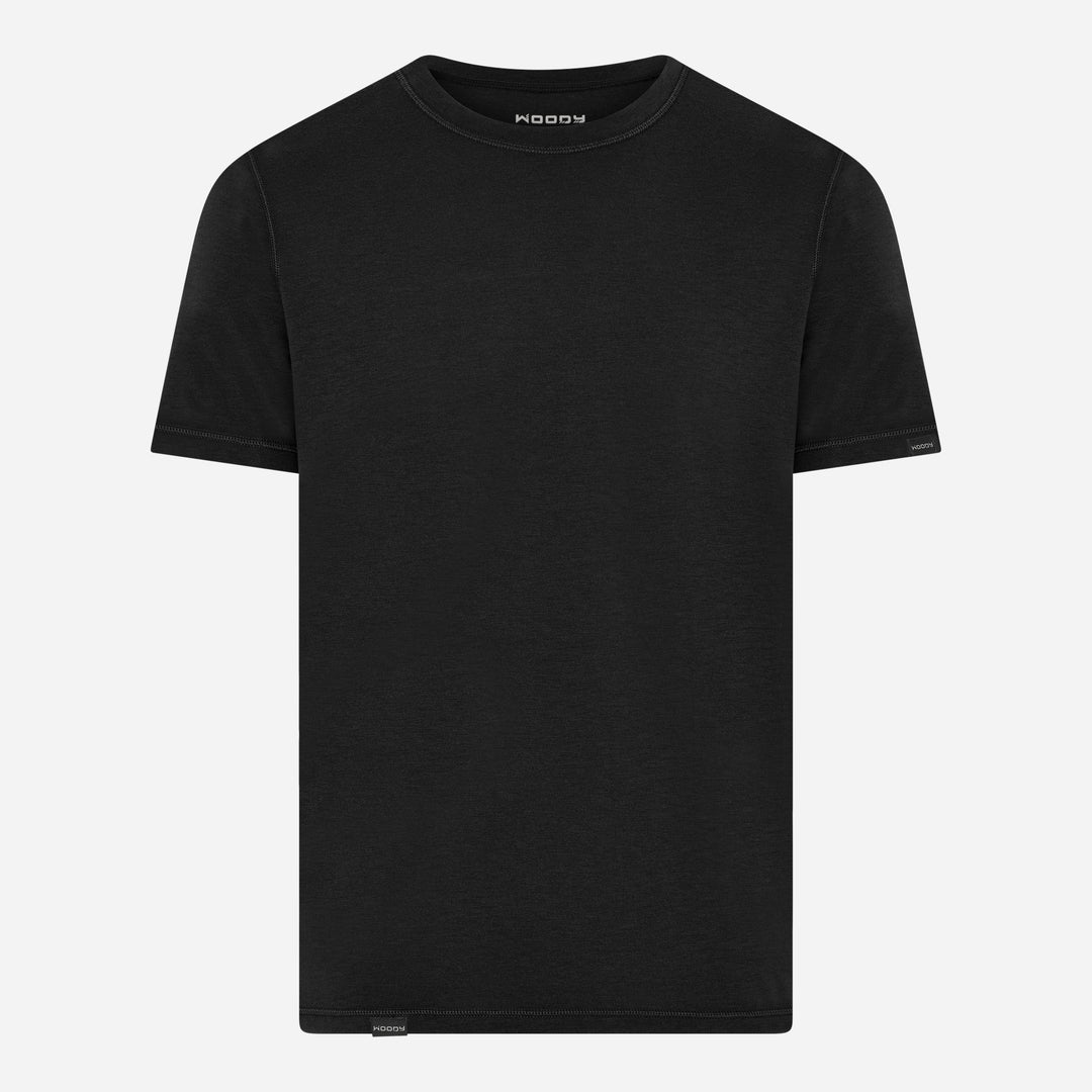 Merino T-Shirt - Charcoal Black