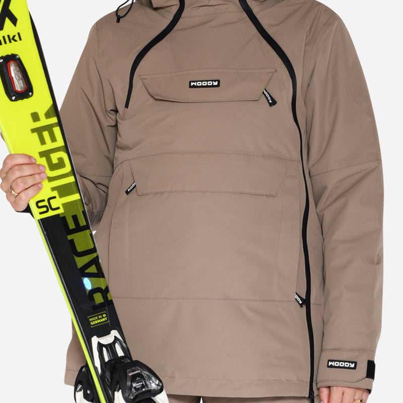 frontlommer med lynlåse til sikker opbevaring