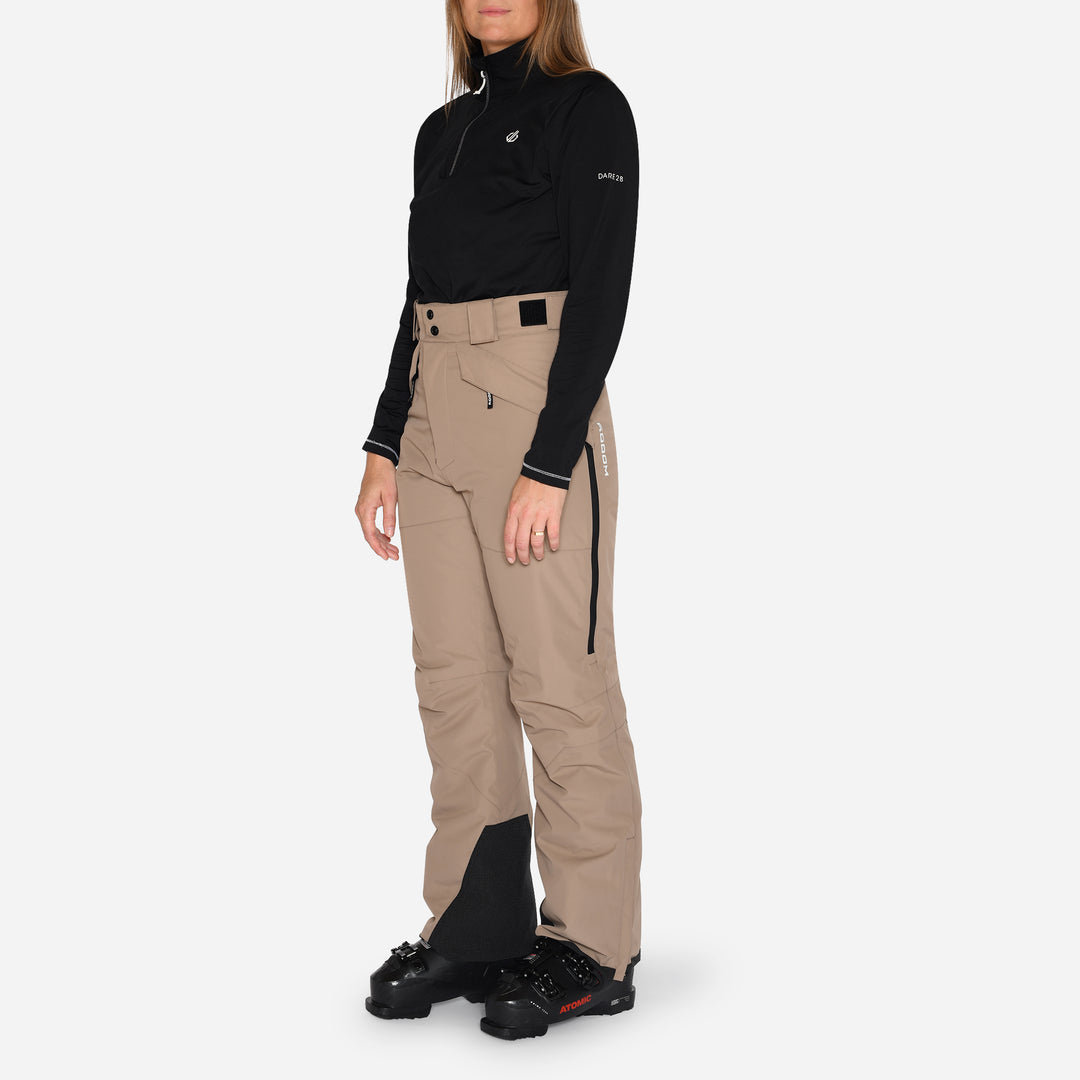 Skibukser til kvinder, Beige, produktfoto 3 #color_stone-greige