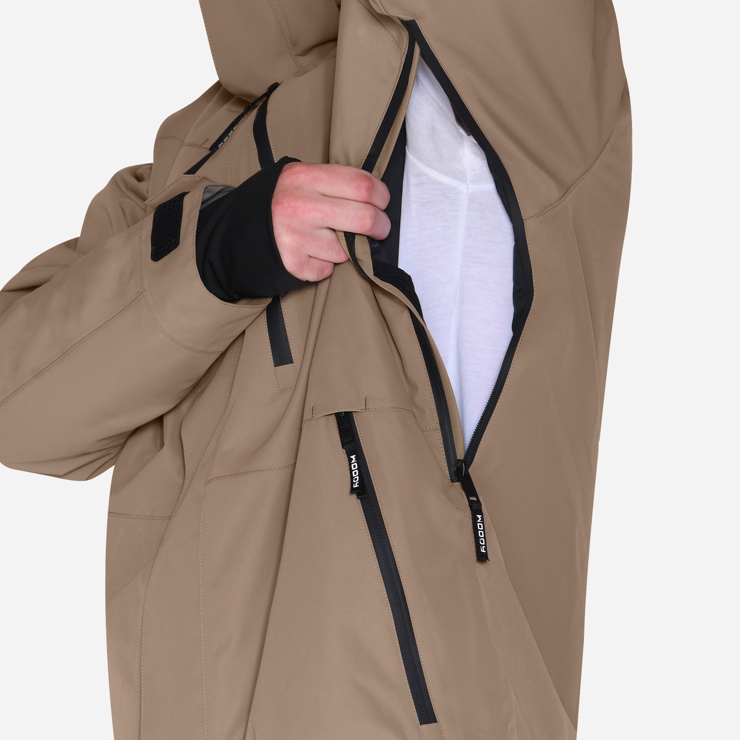 Ventilationslynlåse under armene for hurtig udluftning