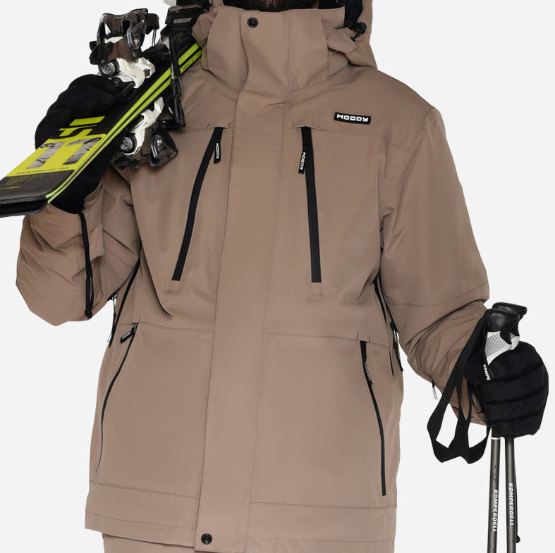 Fire frontlommer med lynlåse til sikker opbevaring