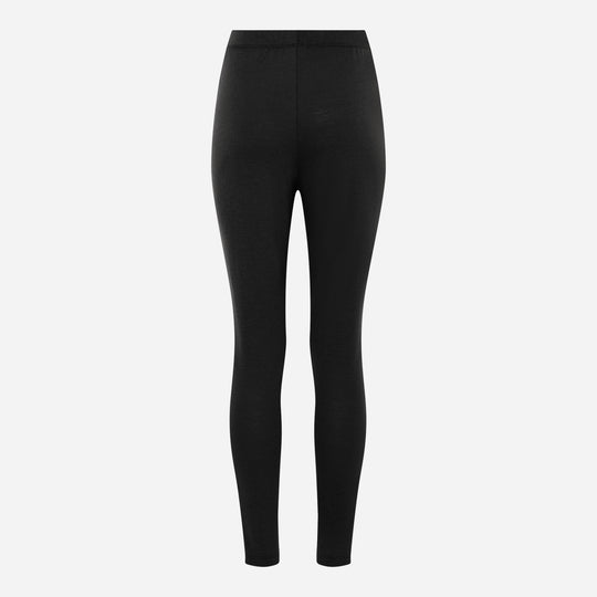 Merino Base Layer Bukser Dame - Charcoal Black