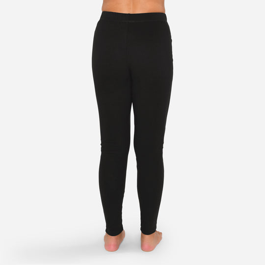 Merino Base Layer Bukser Dame - Charcoal Black