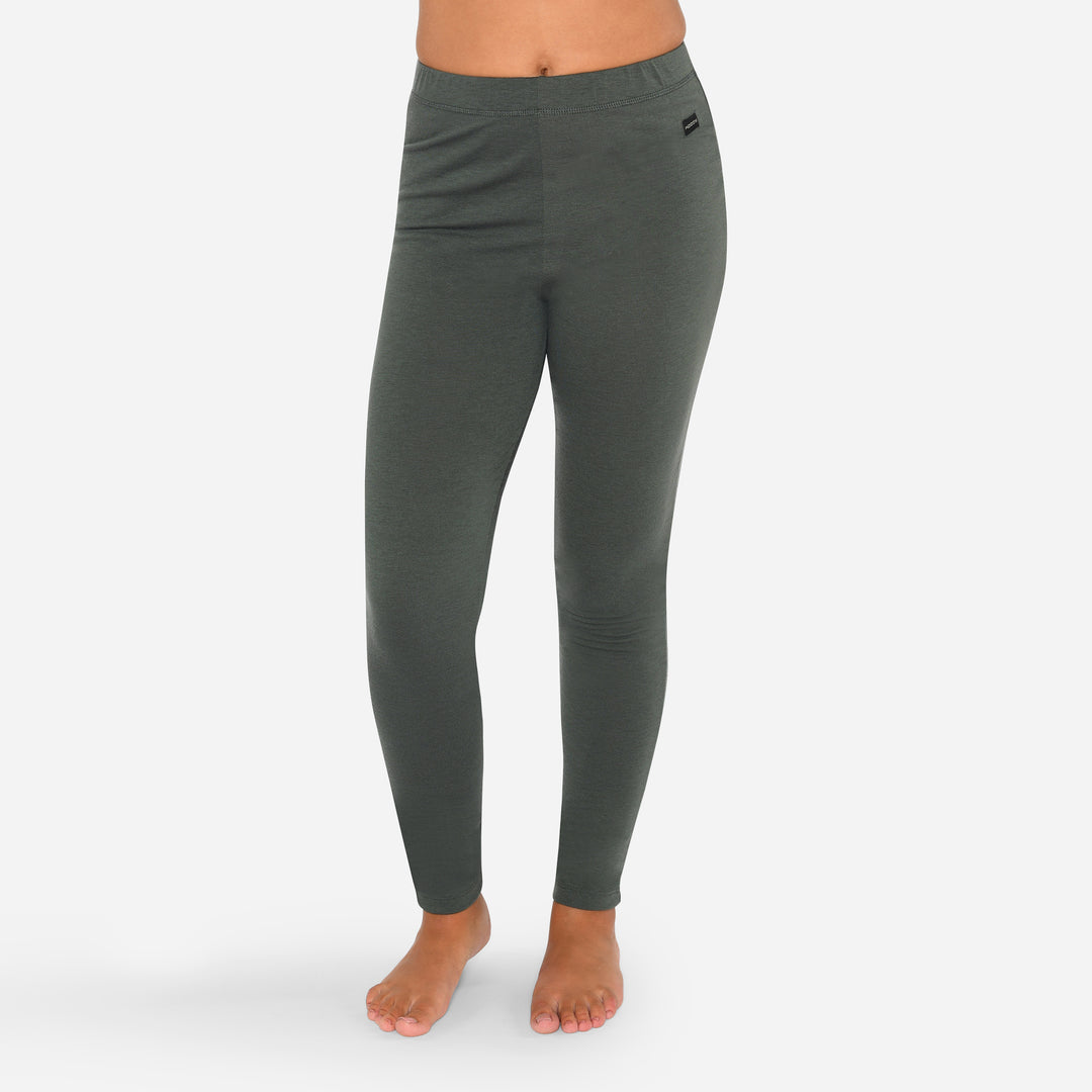 Merino Base Layer Bukser Dame - Pine Shadow