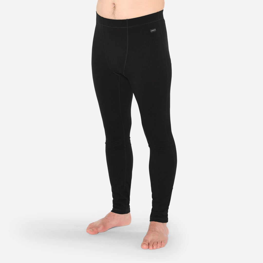 Merino Base Layer Bukser Herre - Charcoal Black