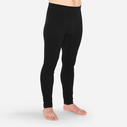 Merino Base Layer Bukser Herre - Charcoal Black