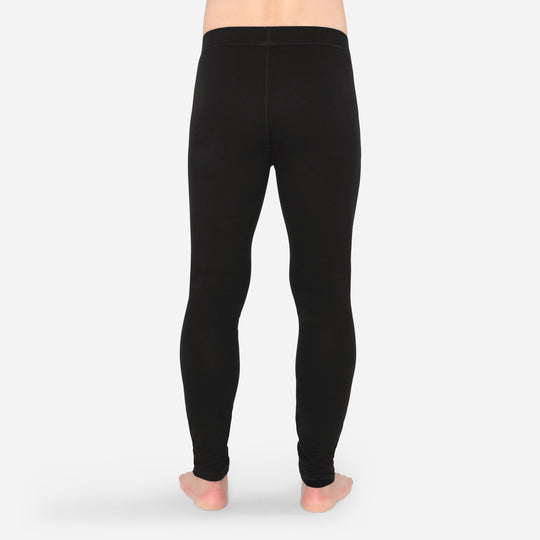Merino Base Layer Bukser Herre - Charcoal Black
