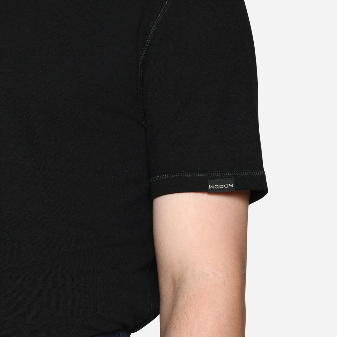 Merino T-Shirt - Charcoal Black