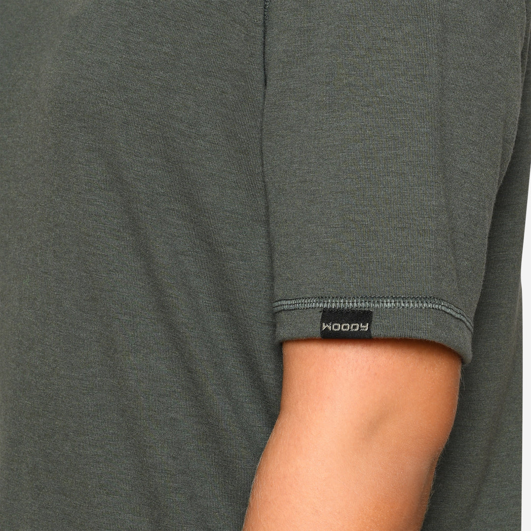 Merino T-Shirt - Pine Shadow