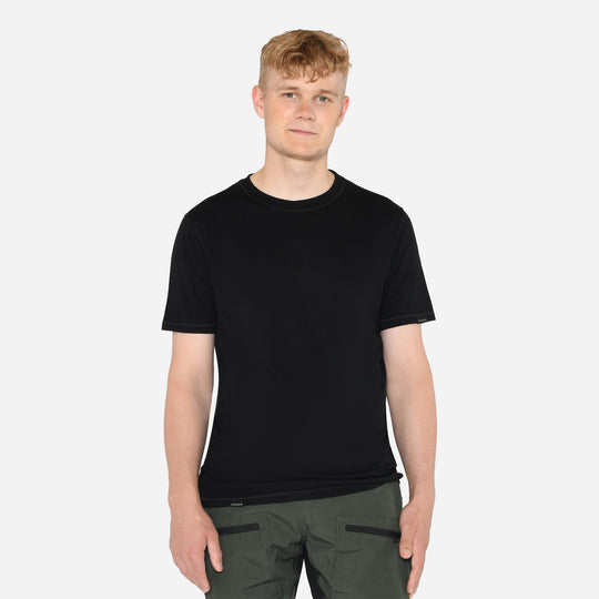 Merino T-Shirt - Charcoal Black
