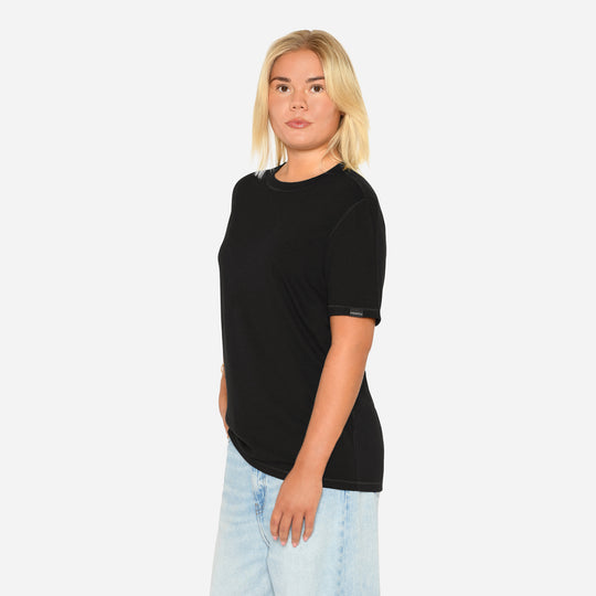 Merino T-Shirt - Charcoal Black