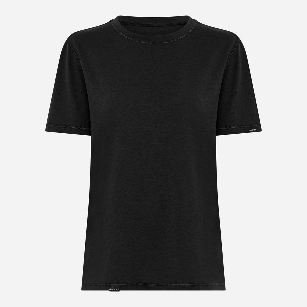 Merino T-Shirt - Charcoal Black