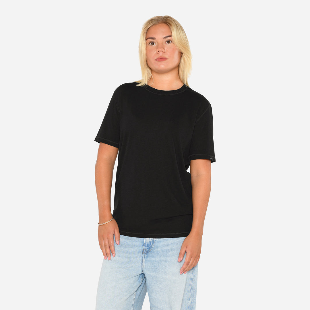 Merino T-Shirt - Charcoal Black