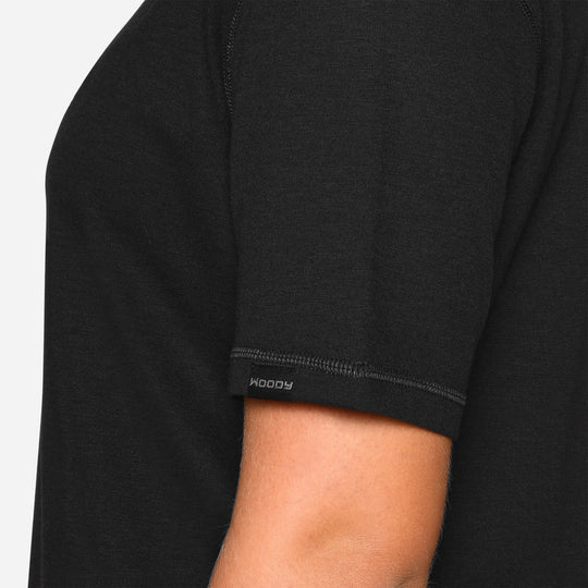 Merino T-Shirt - Charcoal Black