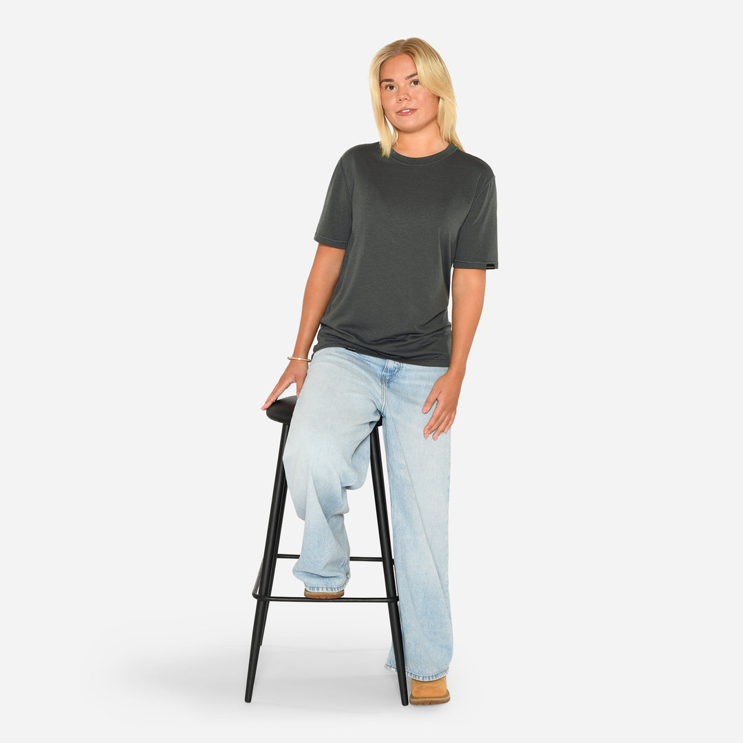 Merino T-Shirt - Pine Shadow