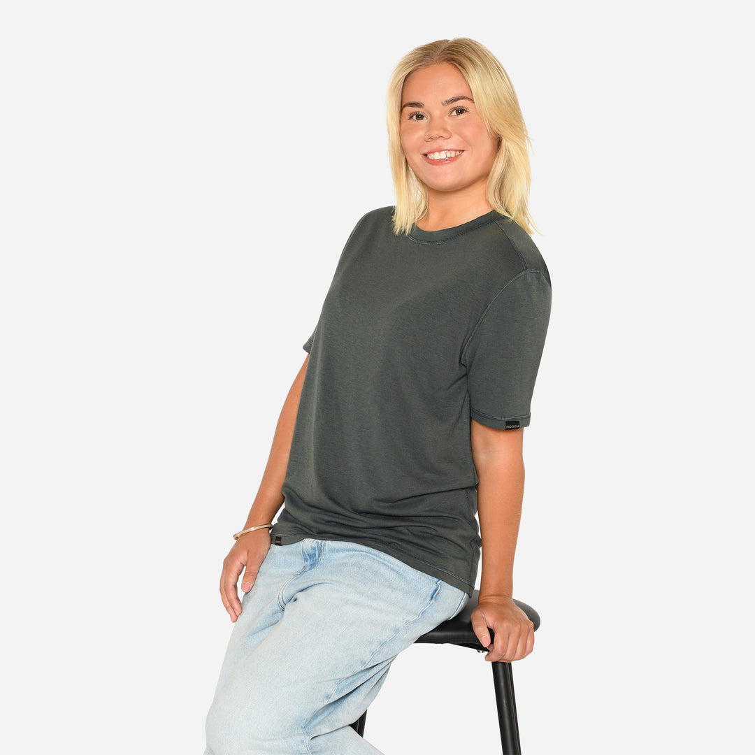 Merino T-Shirt - Pine Shadow