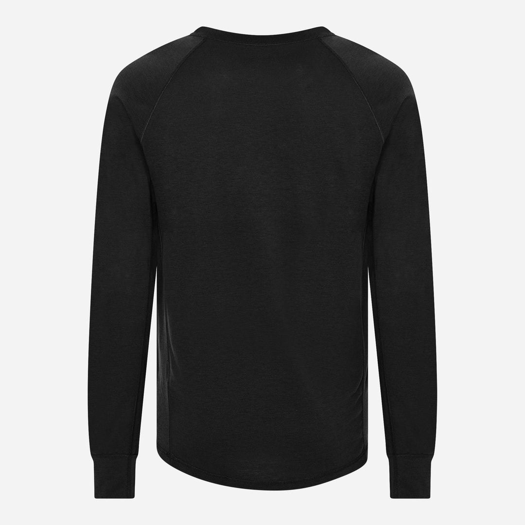 Merino Langærmet Base Layer Herre - Charcoal Black