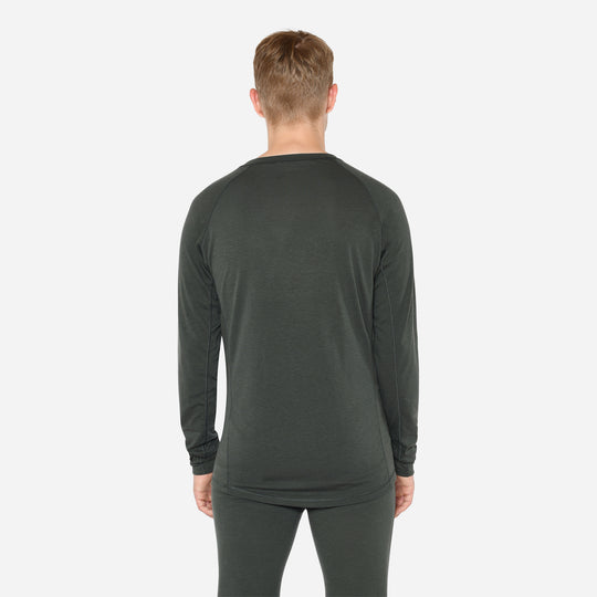 Merino Langærmet Base Layer Herre - Pine Shadow