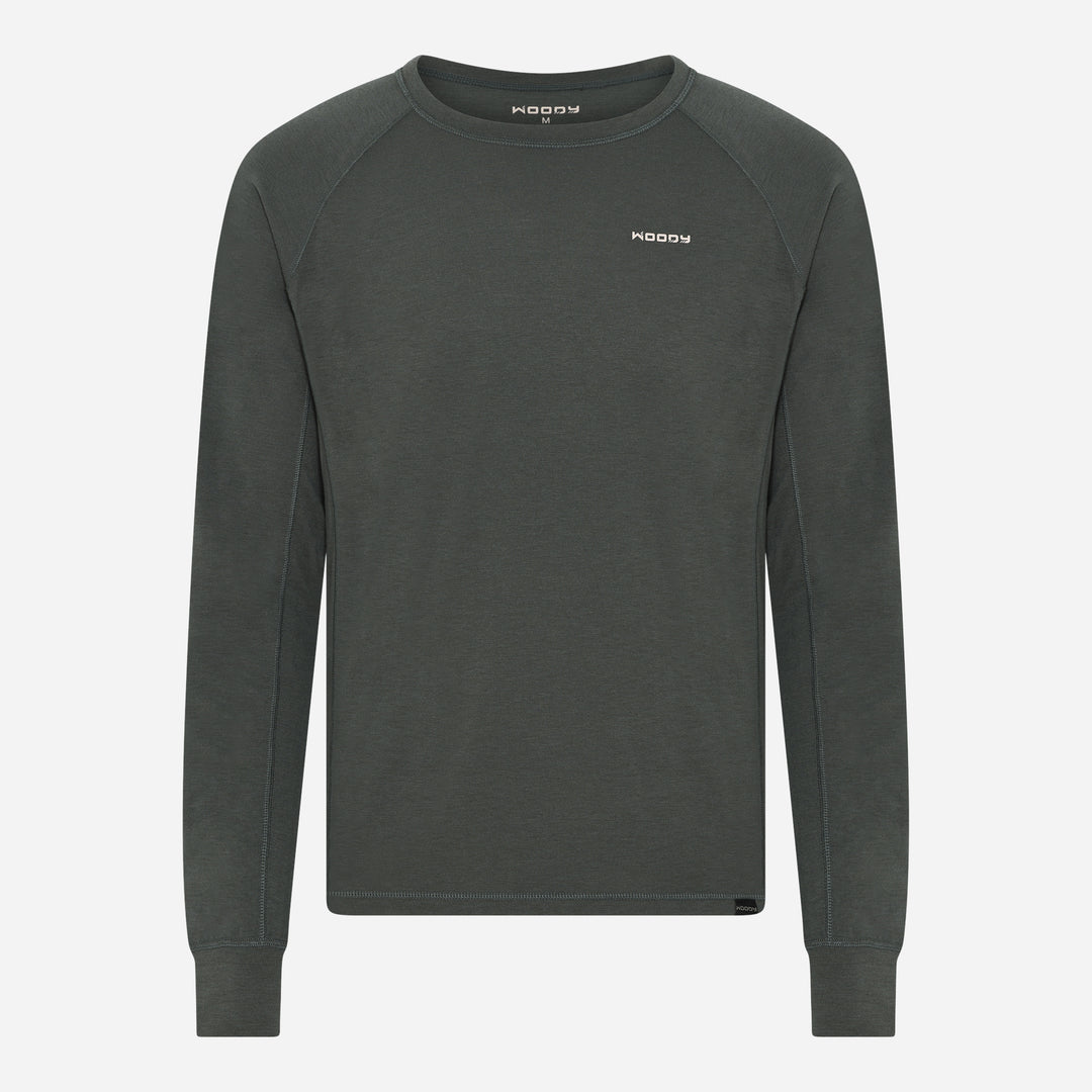 Merino Langærmet Base Layer Herre - Pine Shadow