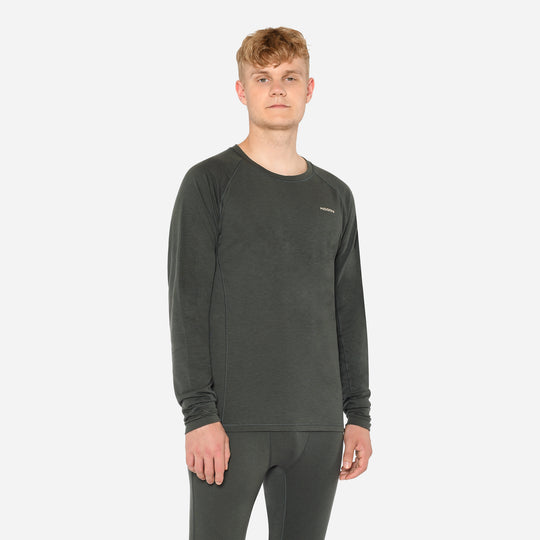 Merino Langærmet Base Layer Herre - Pine Shadow