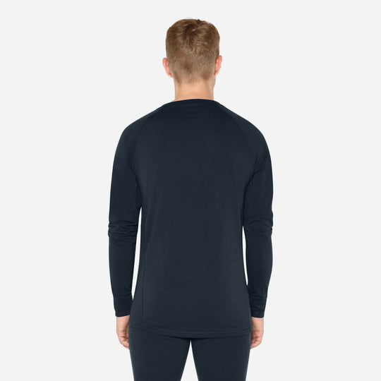 Merino Langærmet Base Layer Herre - Eclipse Blue