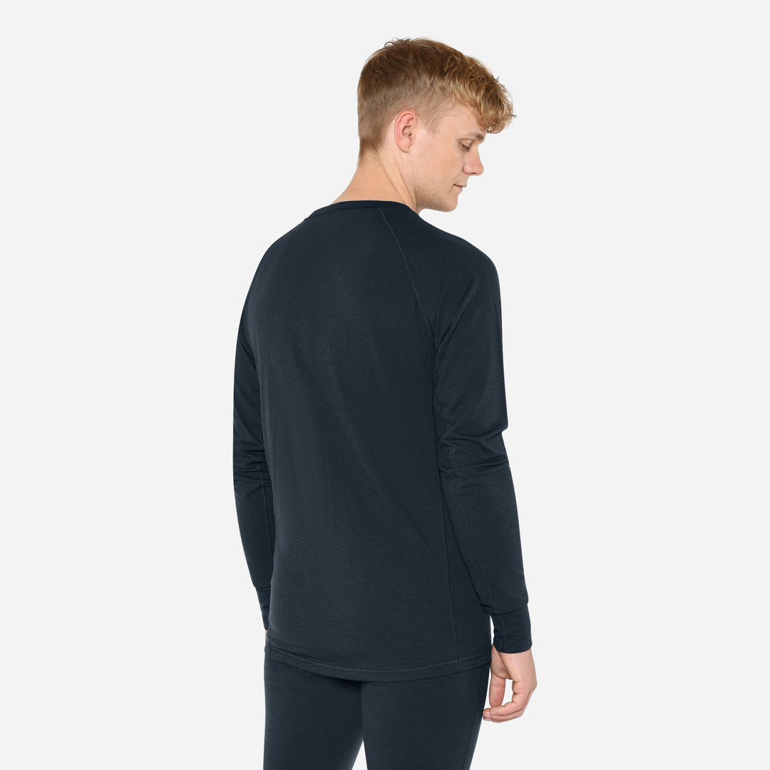 Merino Langærmet Base Layer Herre - Eclipse Blue