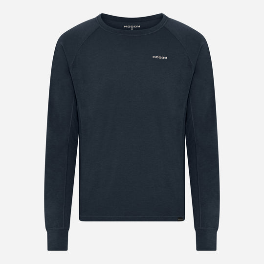 Merino Langærmet Base Layer Herre - Eclipse Blue
