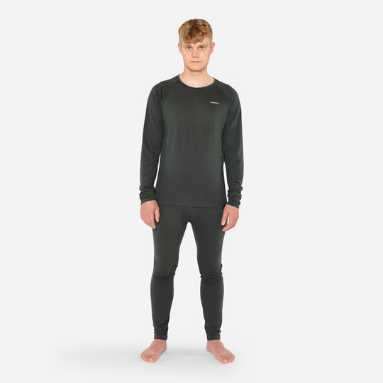 Merino Base Layer Pants Men - Pine Shadow