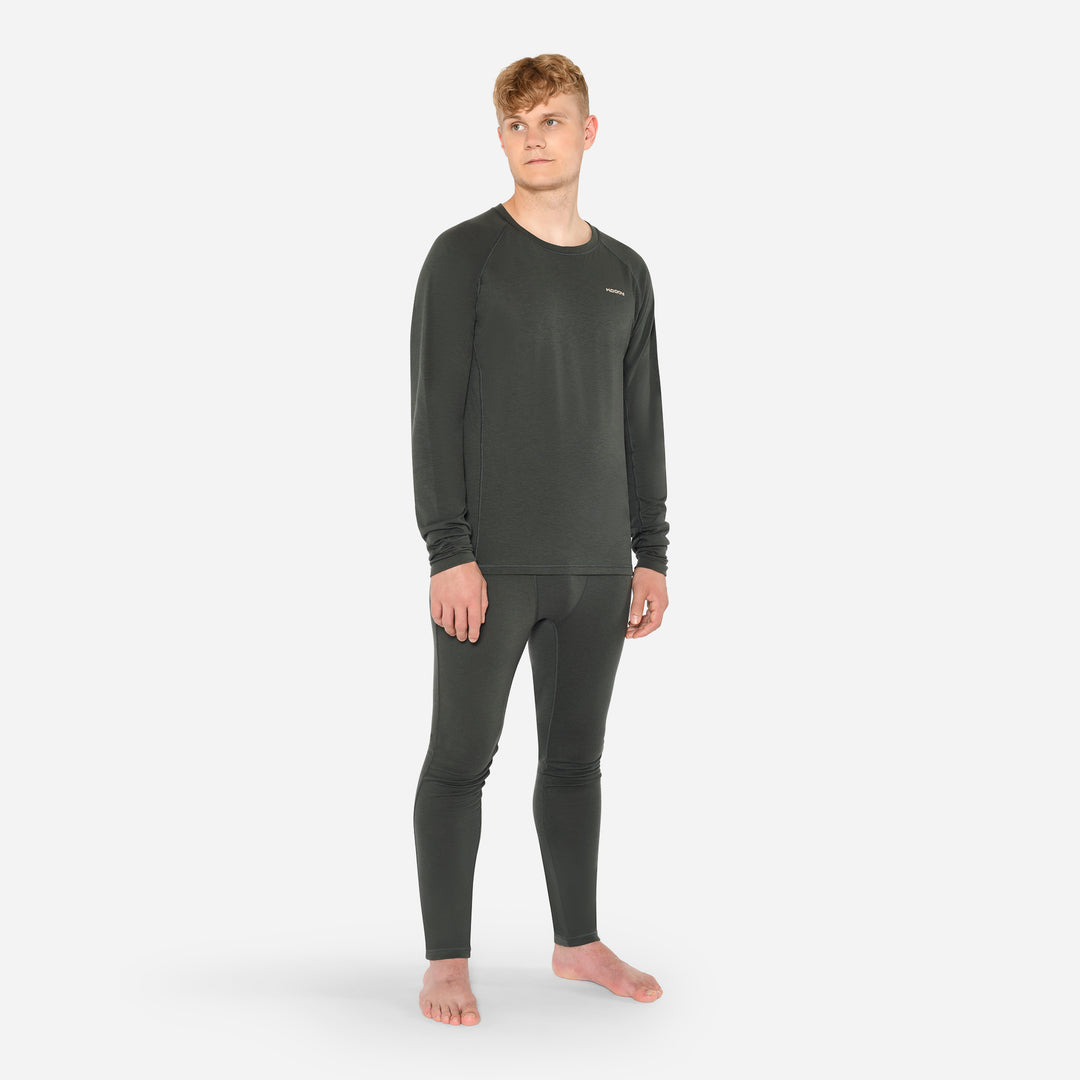 Merino Langærmet Base Layer Herre - Pine Shadow