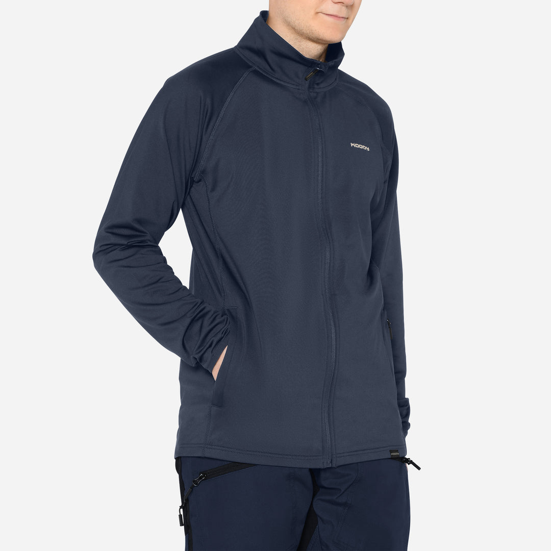 Midlayer Fleece Full Zip - Eclipse Blue
