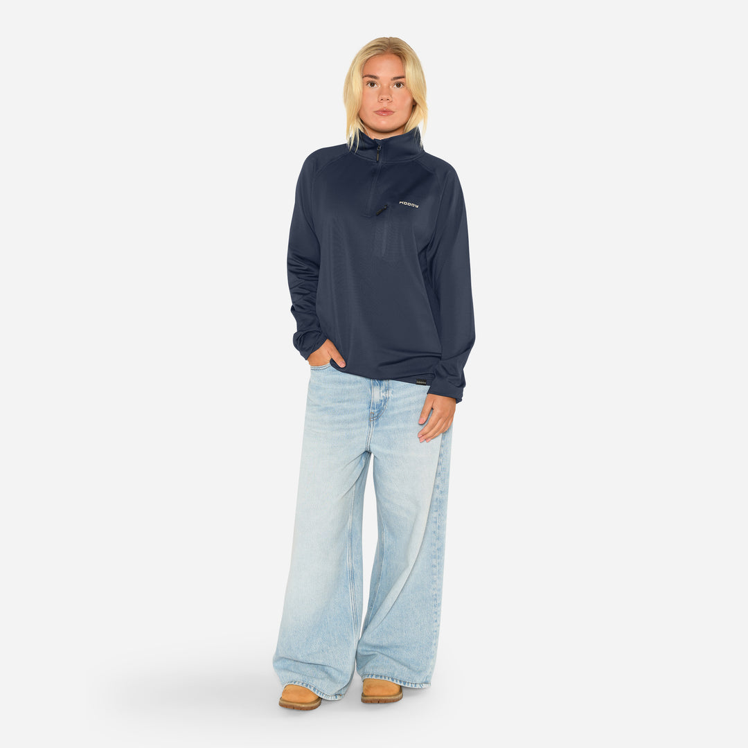Midlayer Fleece Half Zip - Eclipse Blue