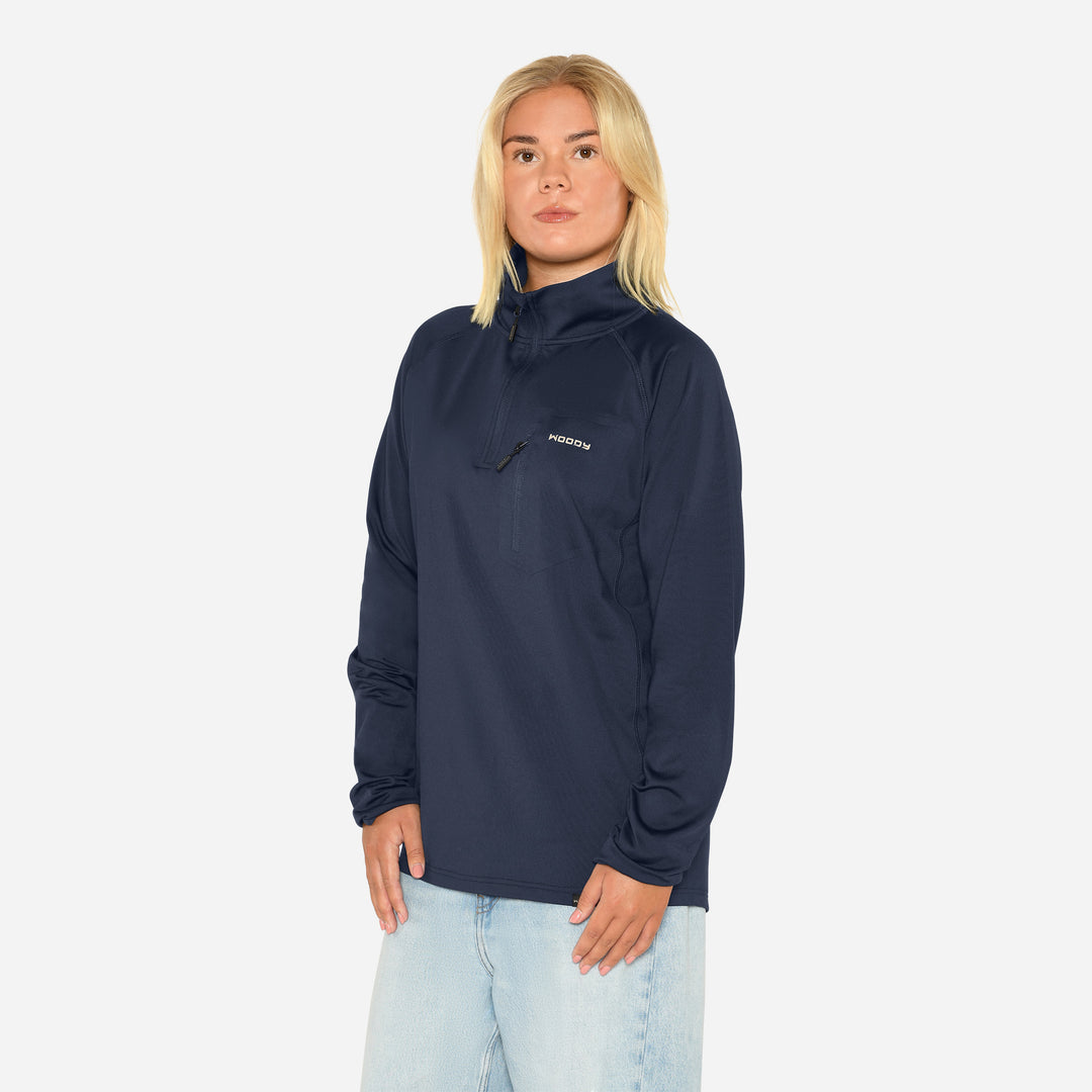 Midlayer Fleece Half Zip - Eclipse Blue
