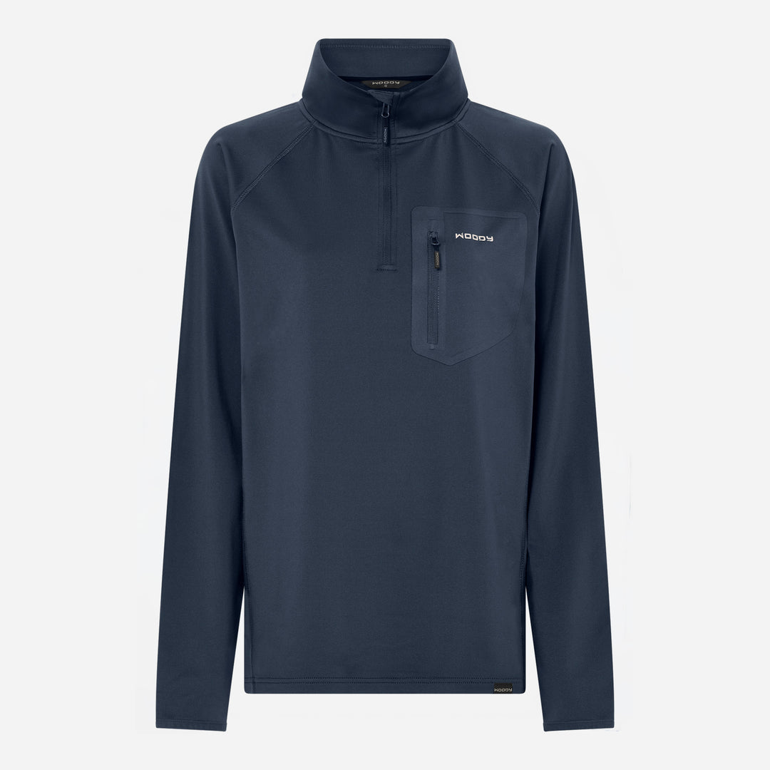 Midlayer Fleece Half Zip - Eclipse Blue