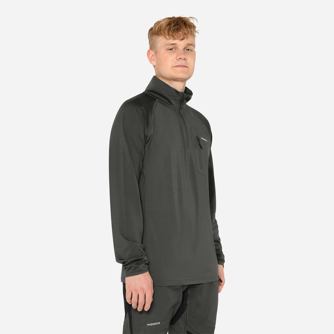 Midlayer Fleece Half Zip - Pine Shadow