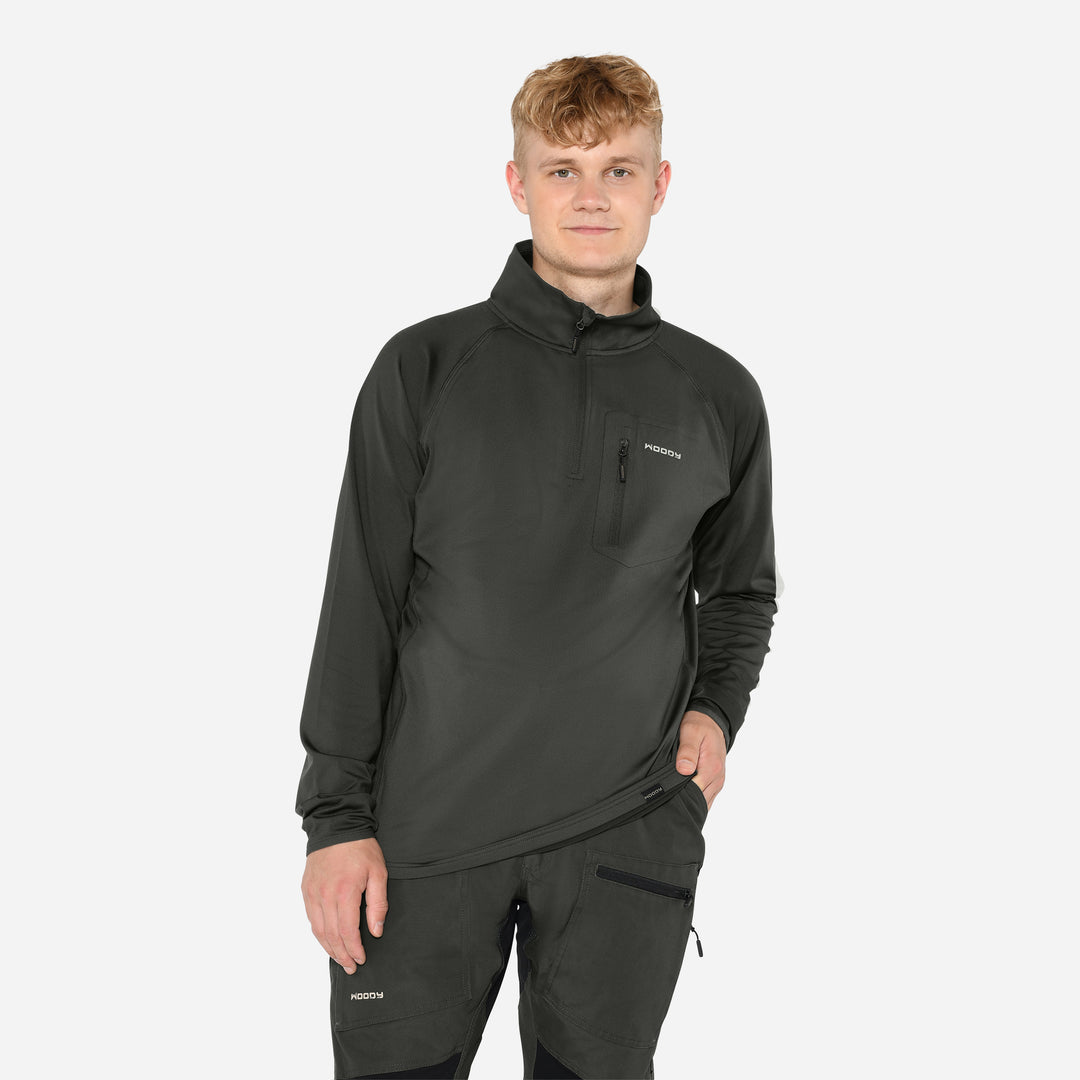 Midlayer Fleece Half Zip - Pine Shadow