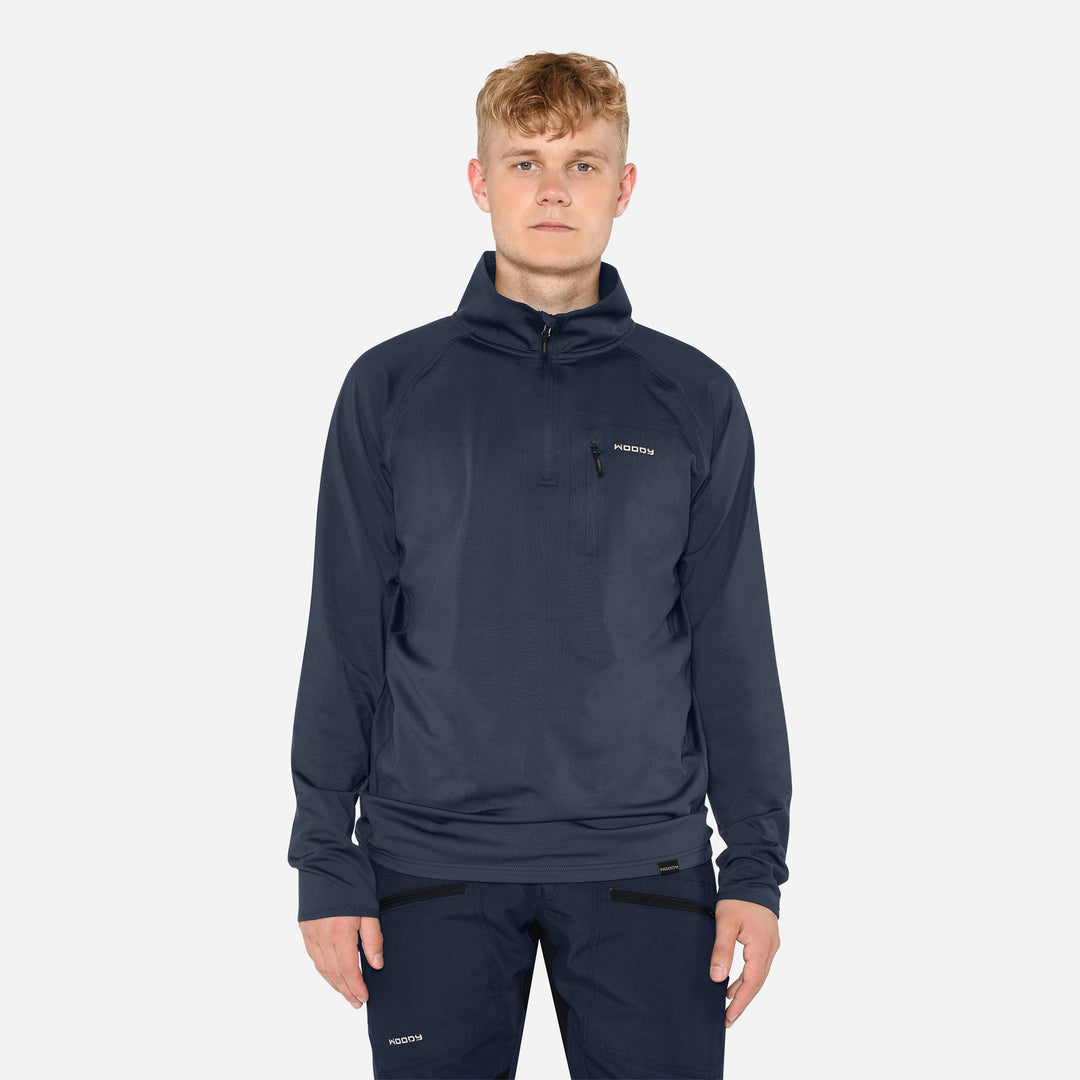 Midlayer Fleece Half Zip Men - Eclipse Navy