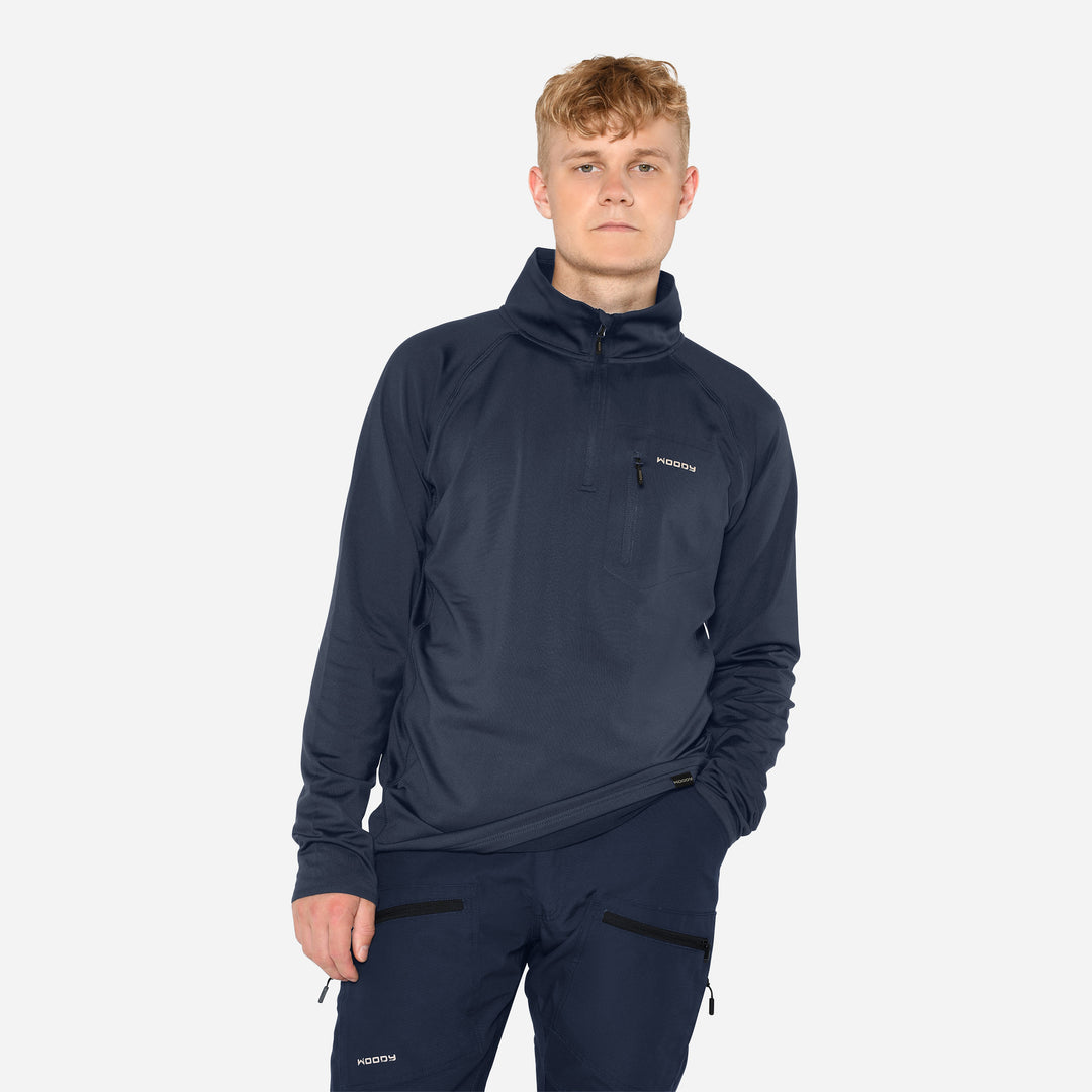 Midlayer Fleece Half Zip Men - Eclipse Navy