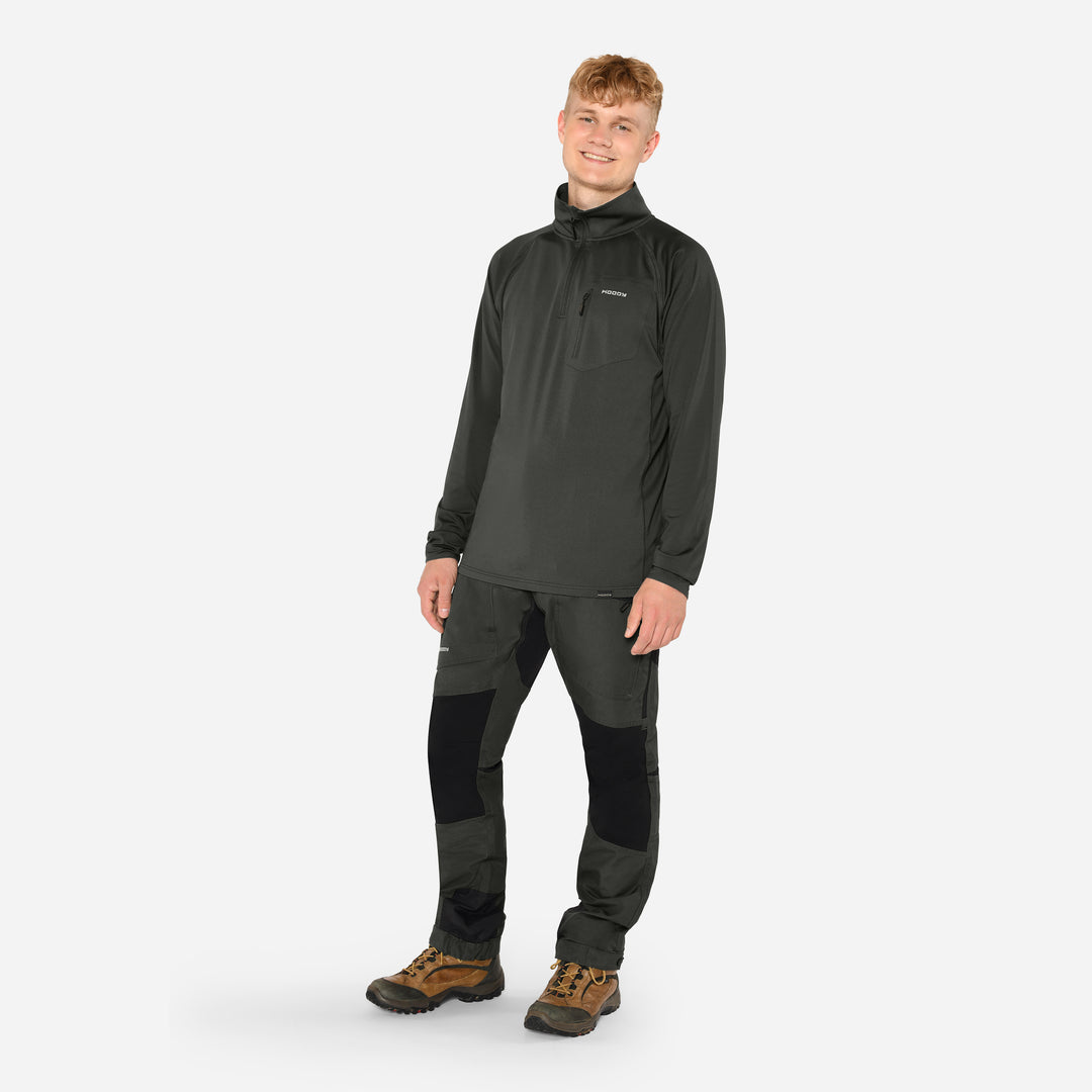 Midlayer Fleece Half Zip - Pine Shadow