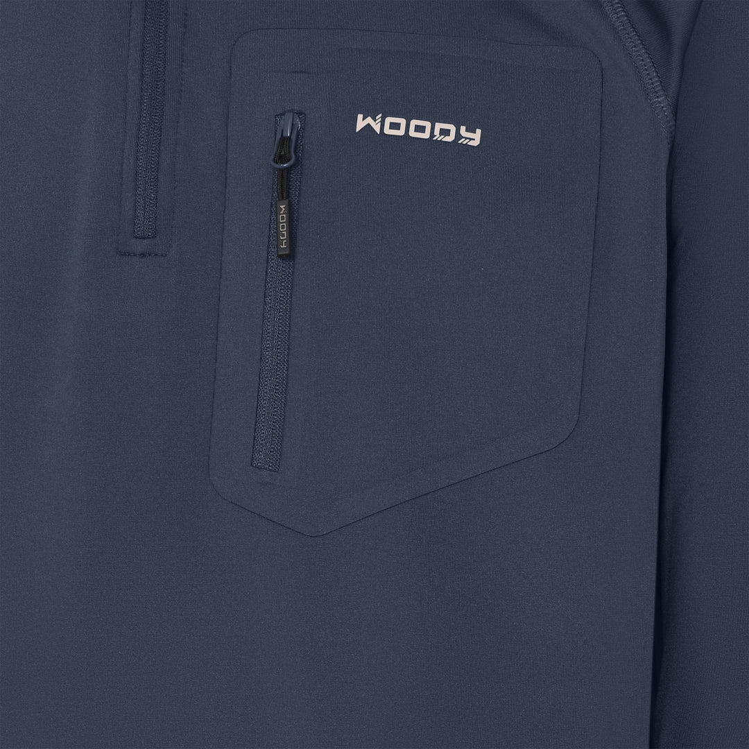 Midlayer Fleece Half Zip Men - Eclipse Navy