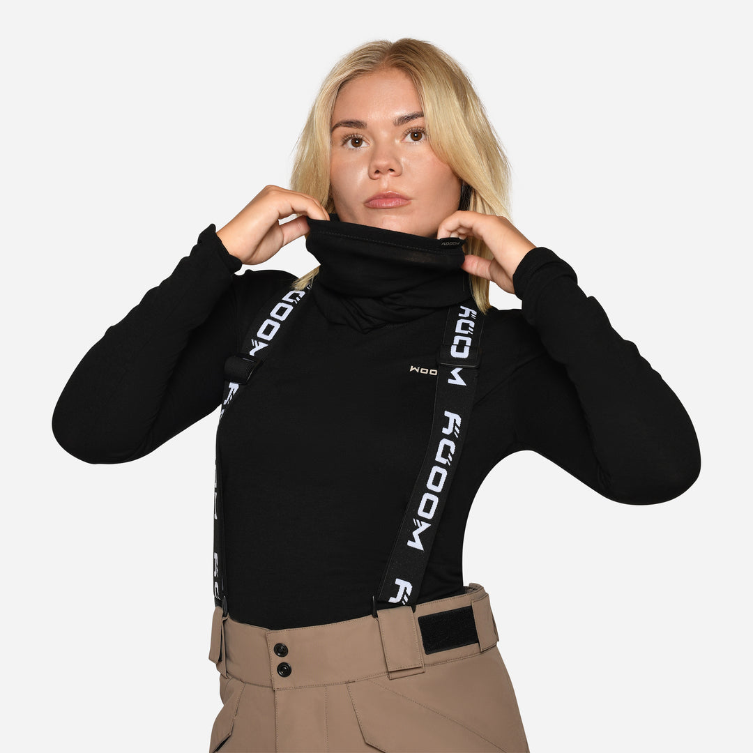 Merino Halsedisse - Charcoal Black