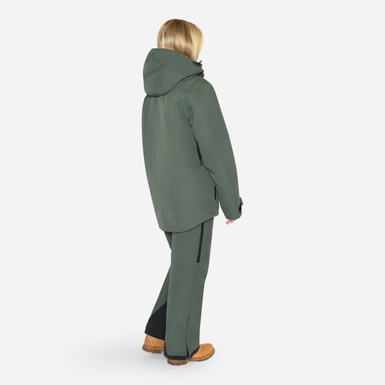 Glace Ski Jacket Loose Fit Women - Dark Olive