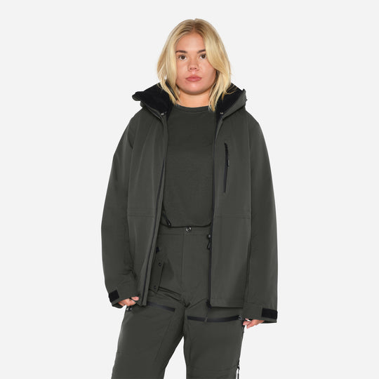 Stretch Skijakke Dame - Pine Shadow